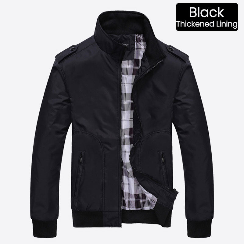 👔✨ PROMO -50% ! Veste Homme Col Montant – Style Business, Respirante & Anti-Vent (M-4XL)