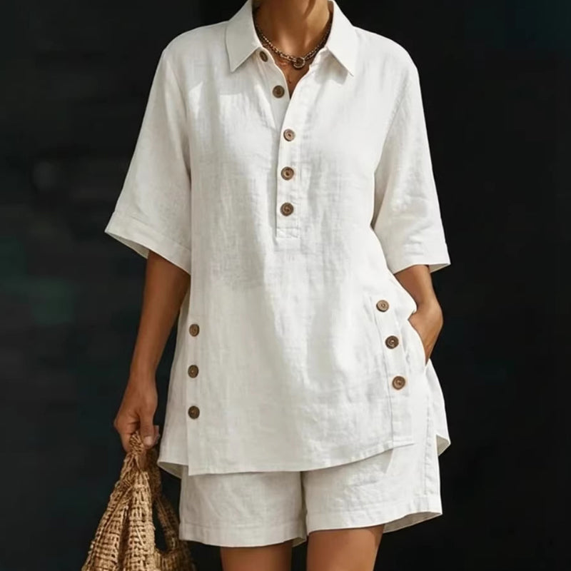 🥳SOLDES D'ÉTÉ🥳💞PLUS DE 50 000 EXEMPLAIRES VENDUS !💥50 % DE RÉDUCTION ! 🔥Ensemble été pour femme : haut ample et short