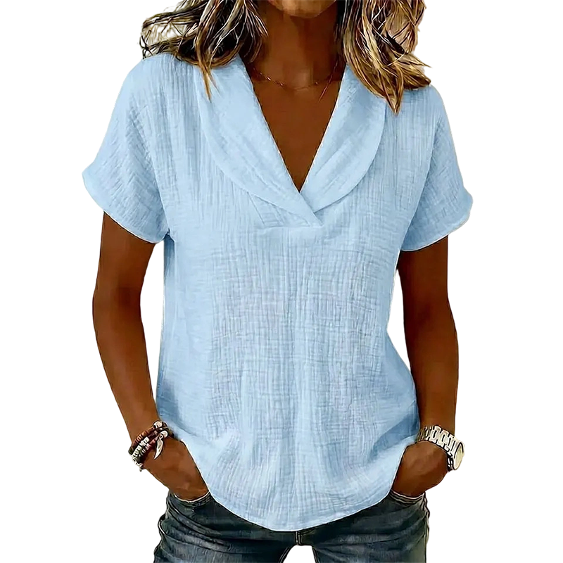 💞 Plus de 100.000 vendus ! Le hit de l'été 2026 – -50% pour durée limitée !T-shirt d'été en maille ample pour femme