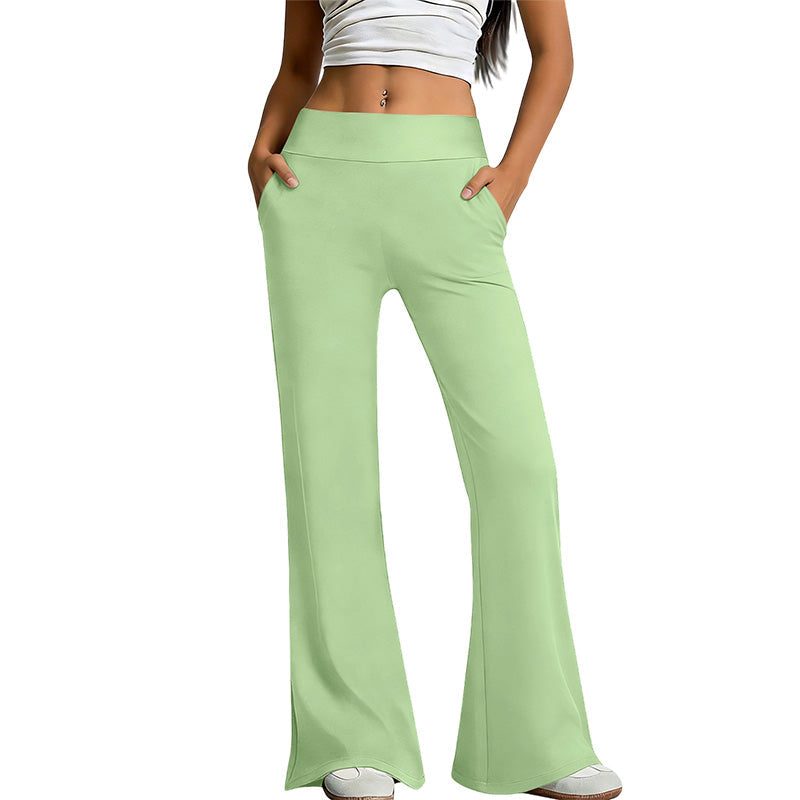 Pantalon de yoga évasé effet lift