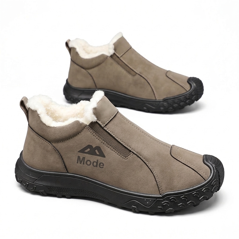 đ„ 50% de rĂ©duction đ„Chaussures de marche pour hommes avec doublure en peluche d'hiver