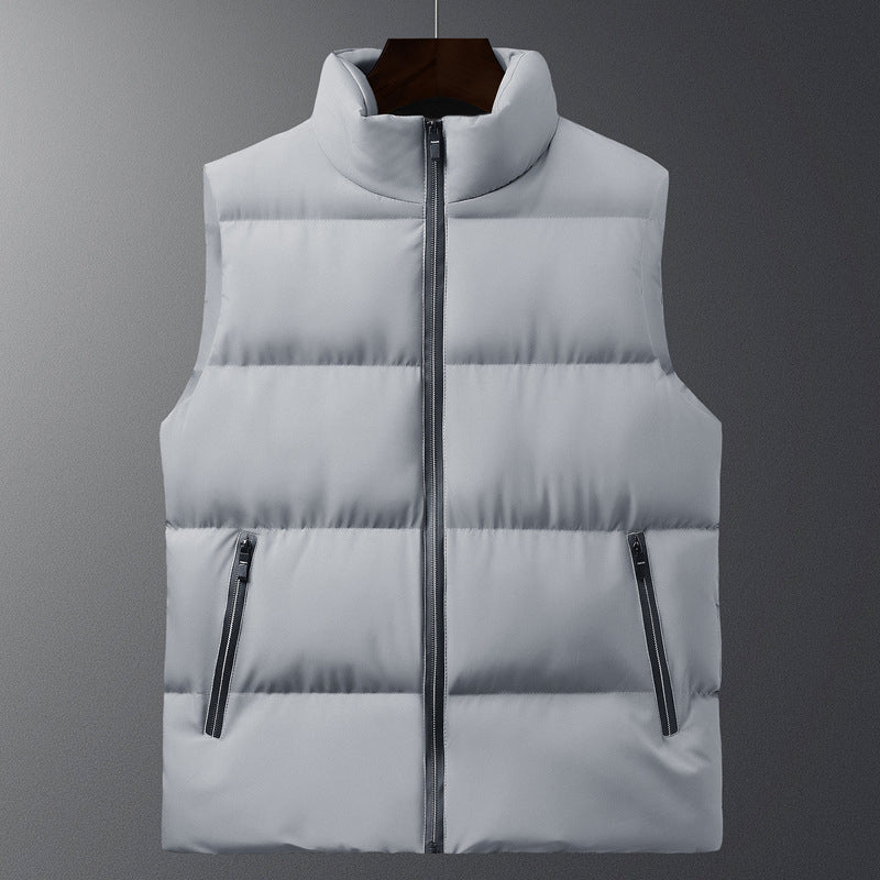 đ„ 50% de rĂ©duction đ„Gilet matelassĂ© classique pour homme Ă col montant