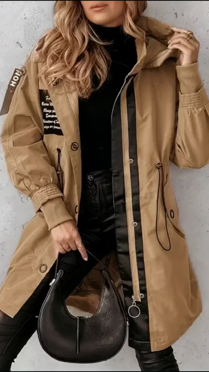 đ DERNIER JOUR DE LA PROMOTION â 49 % DE RĂDUCTION đ Veste femme Ă manches longues et capuche