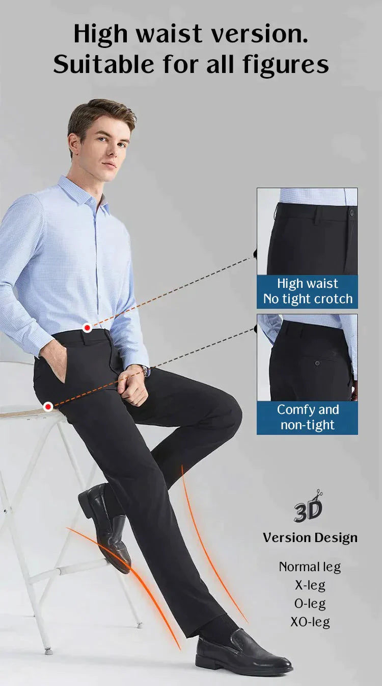 ✨2023 Pantalon classique pour hommes à forte élasticité