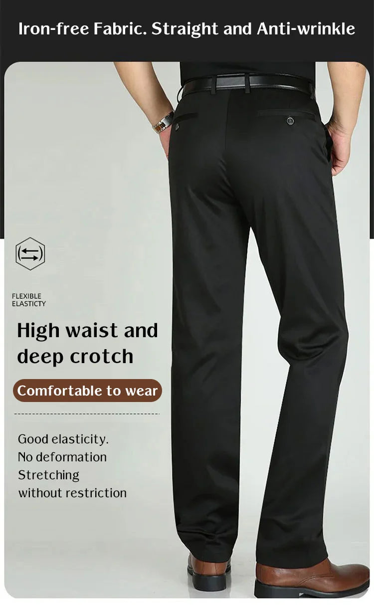 ✨2023 Pantalon classique pour hommes à forte élasticité