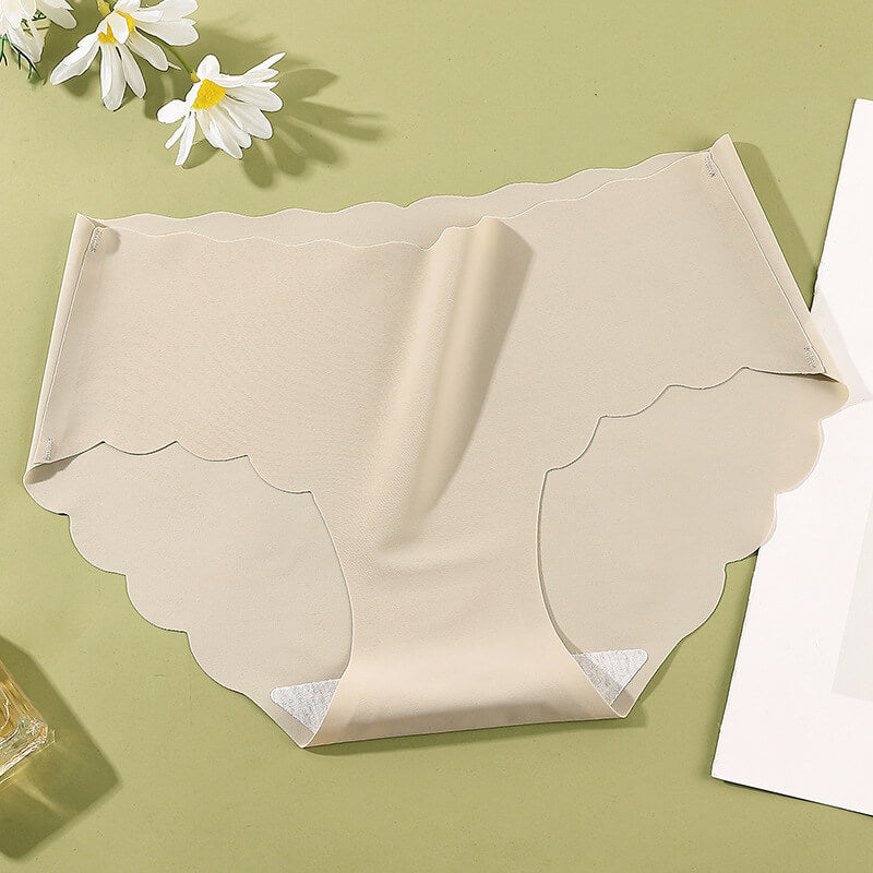 Culotte une pièce sans couture en soie glacée pour femmes