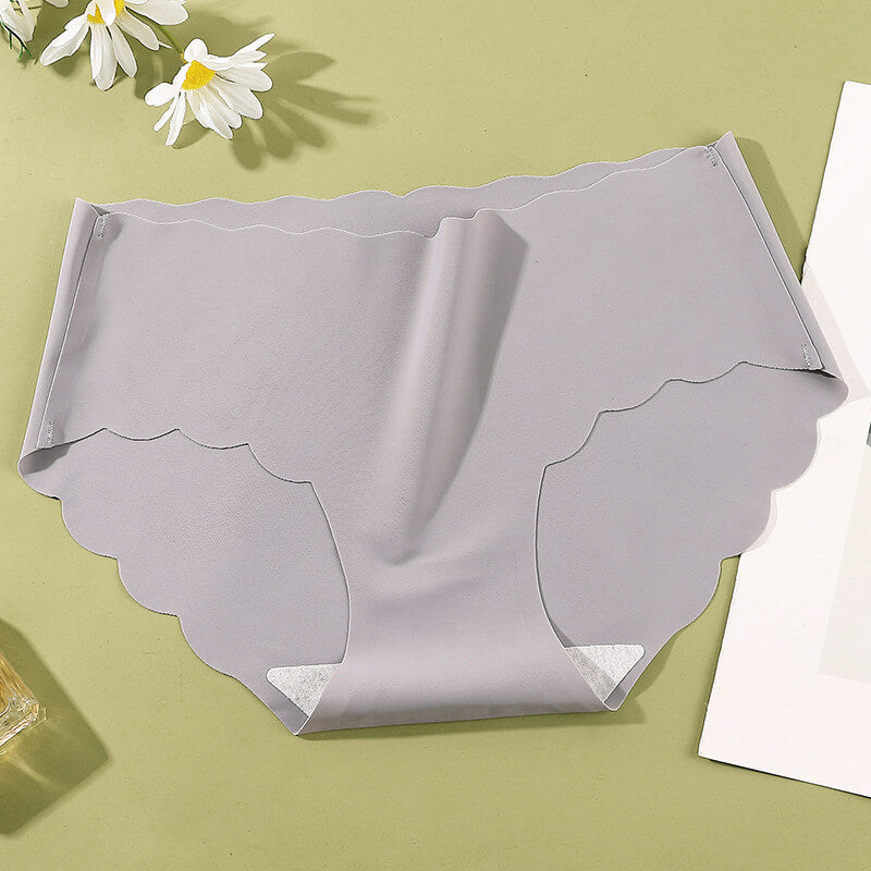 Culotte une pièce sans couture en soie glacée pour femmes