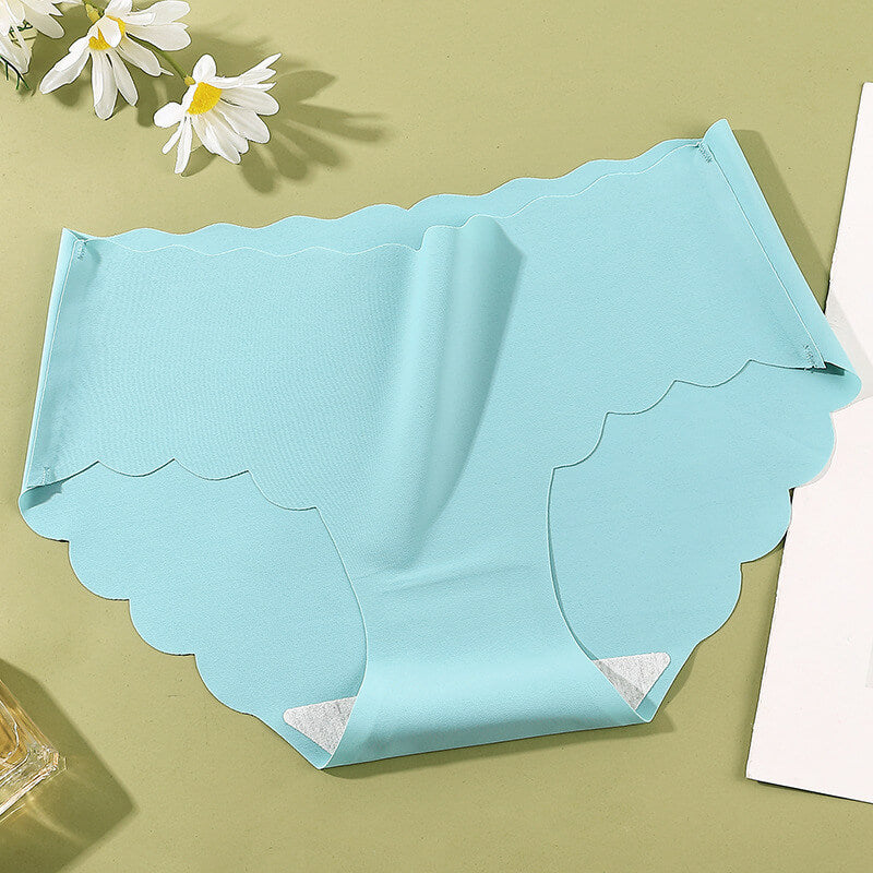 Culotte une pièce sans couture en soie glacée pour femmes