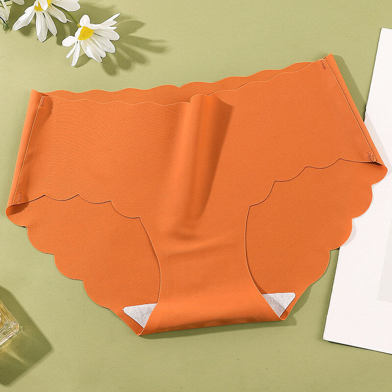 Culotte une pièce sans couture en soie glacée pour femmes