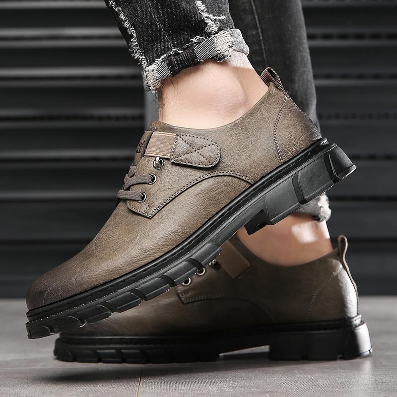 Chaussures en Cuir Cargo Vintage pour Hommes🔥(Offre spéciale du dernier jour : 50% de réduction)