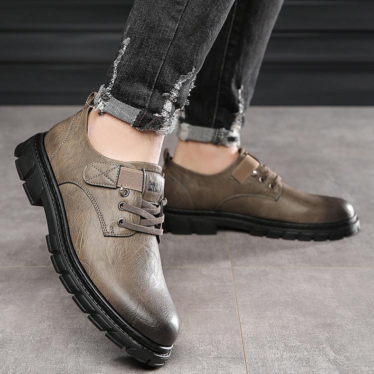Chaussures en Cuir Cargo Vintage pour Hommes🔥(Offre spéciale du dernier jour : 50% de réduction)