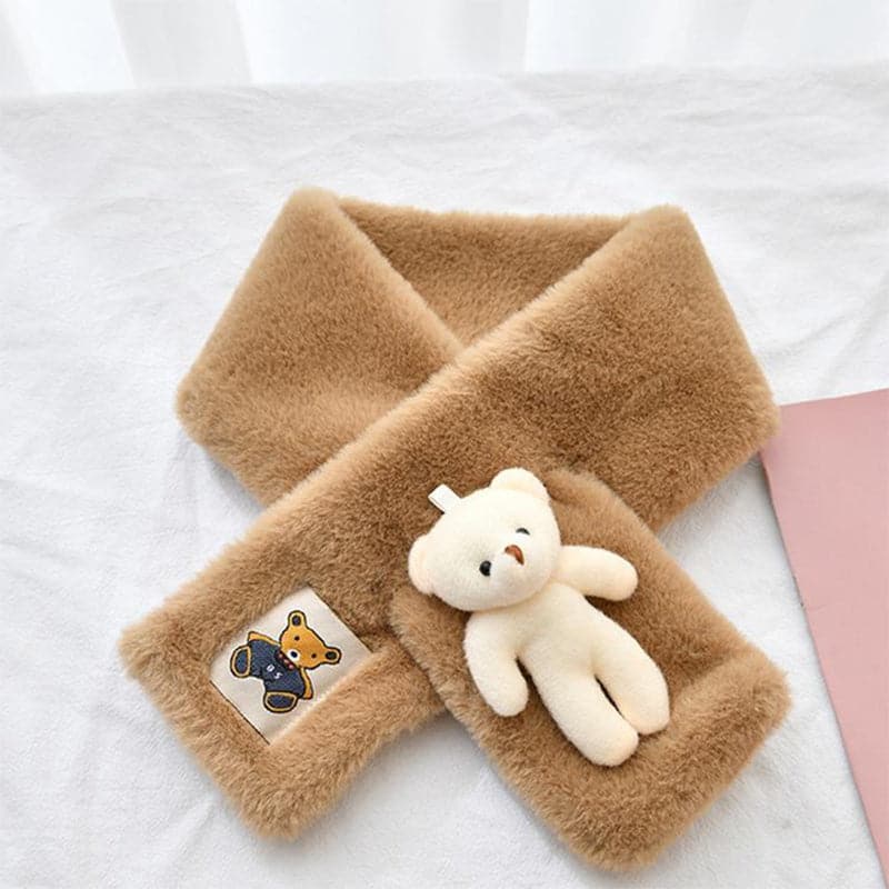 đ„Dernier jour Prix rĂ©duit - Bavoir en peluche ours mignon pour adulte et enfant