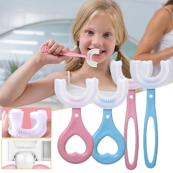 🎁2023-Vente de Noël Achetez 1 Obtenez 1 Gratuit🎁(🔥 Promotion 47% de réduction)Sur la brosse à dents pour enfants en forme de U
