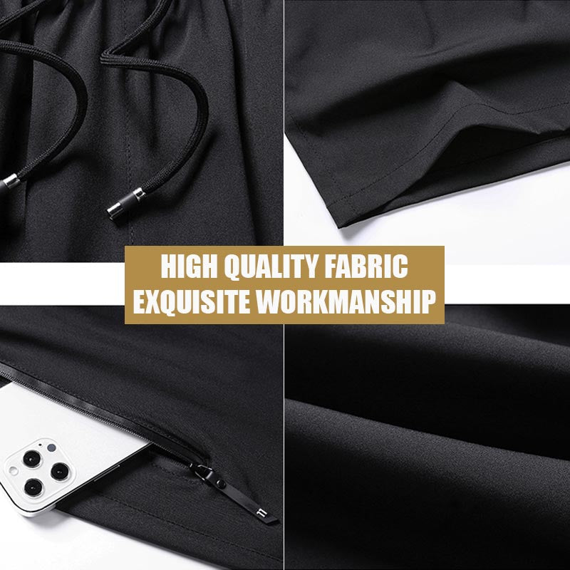 🔥【ACHETER 1 OBTENIR 1 GRATUIT】🔥 Short stretch en soie glacée grande taille pour homme—🔥livraison gratuite🔥