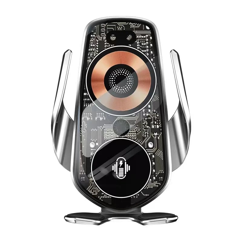 đ„ Support de tĂ©lĂ©phone silencieux pour voiture Ă chargement rapide et sans fil de 10W