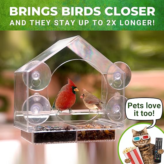 (🔥VENTE CHAUDE MAINTENANT 49% DE RÉDUCTION) -🐦 Mangeoires pour oiseaux de fenêtre