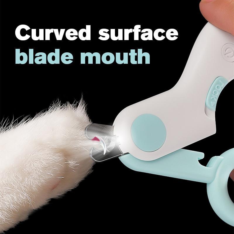 🐱Aimer les animaux de compagnie🐶-Coupe-ongles à LED pour animaux de compagnie