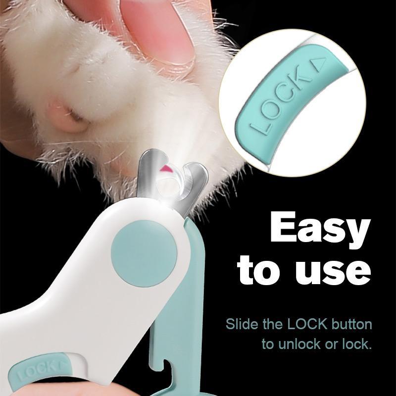 🐱Aimer les animaux de compagnie🐶-Coupe-ongles à LED pour animaux de compagnie