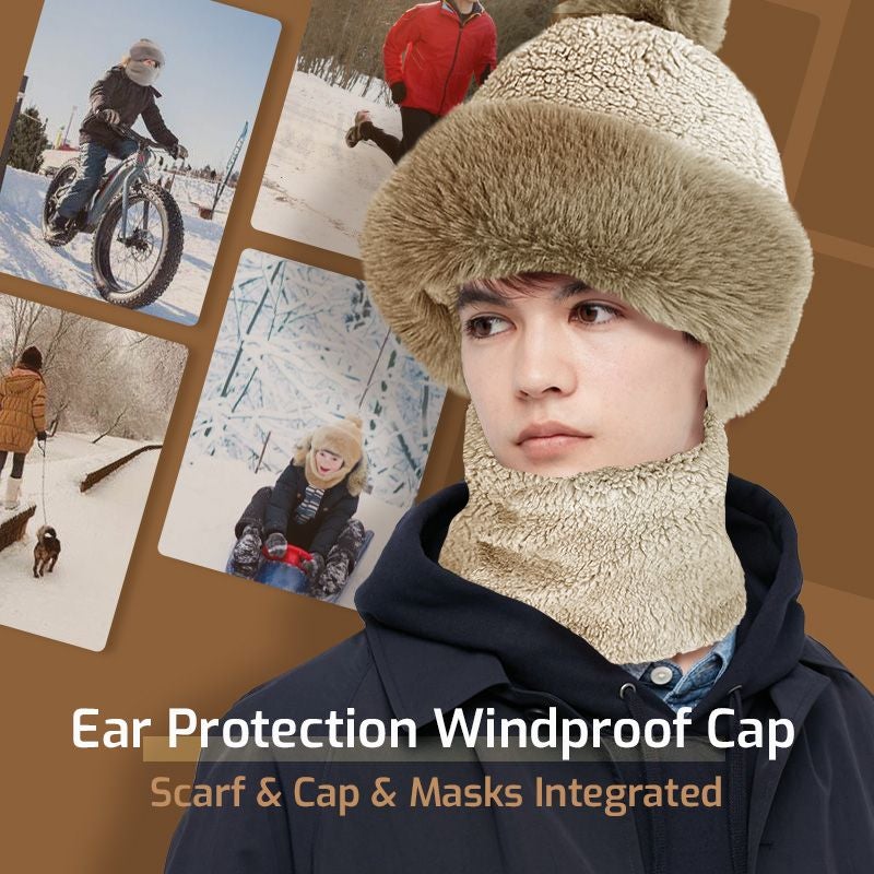 🎄Dernier jour pour 49% de réduction pour Noël - Bonnet écharpe coupe-vent pour femmes