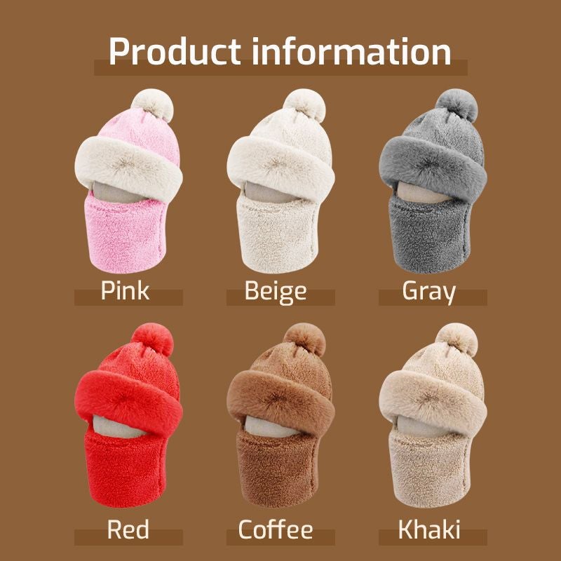 🎄Dernier jour pour 49% de réduction pour Noël - Bonnet écharpe coupe-vent pour femmes
