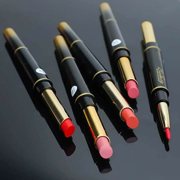 Dernier jour 49% DE RÉDUCTION-Double-ended Rouge à lèvres automatique Crayon à lèvres mat Imperméable à l'eau Non-fading Non-stick Rouge à lèvres