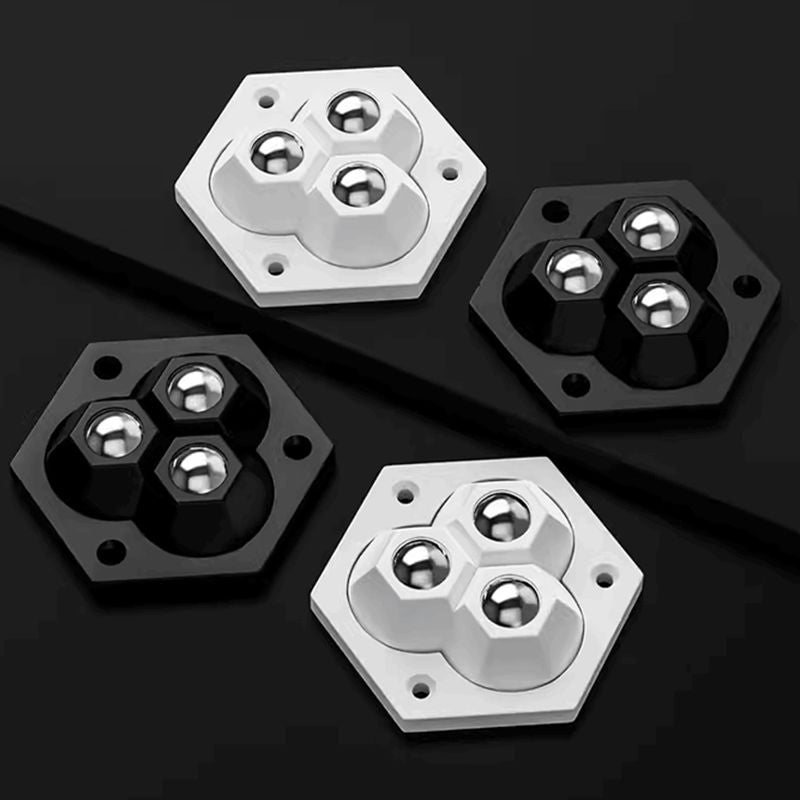 Roue universelle à 3 billes tournant sur 360°