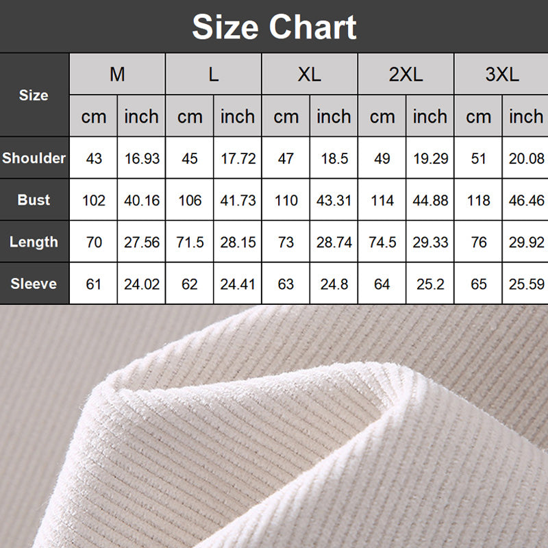 Stéphane Parker Chemise à manches longues en velours côtelé