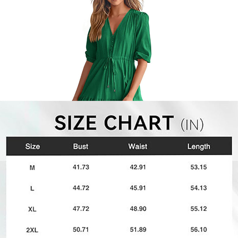 🔥Robe Élégante Longue Bohême à Encolure en V Fendue