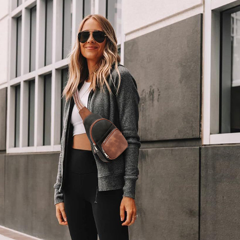 Petit sac à bandoulière en cuir pour femme