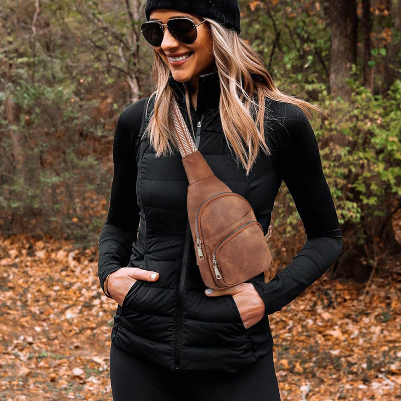 Petit sac à bandoulière en cuir pour femme