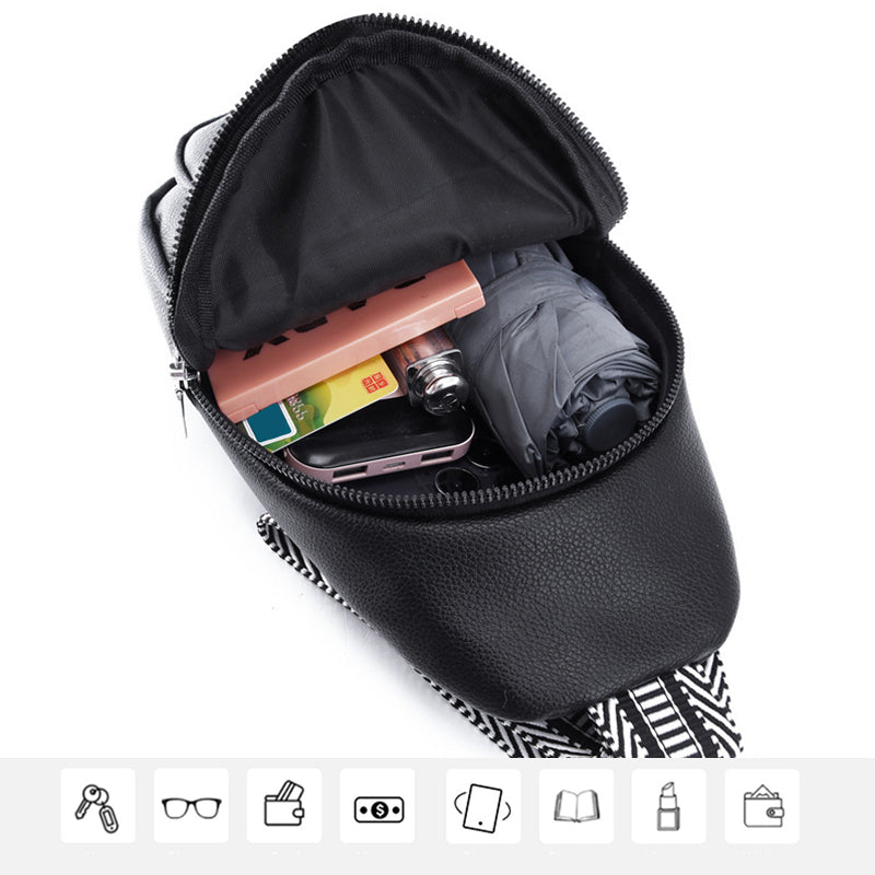 Petit sac à bandoulière en cuir pour femme