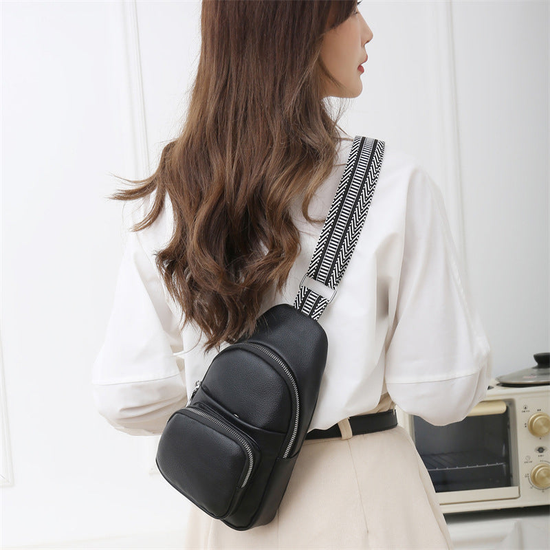 Petit sac à bandoulière en cuir pour femme