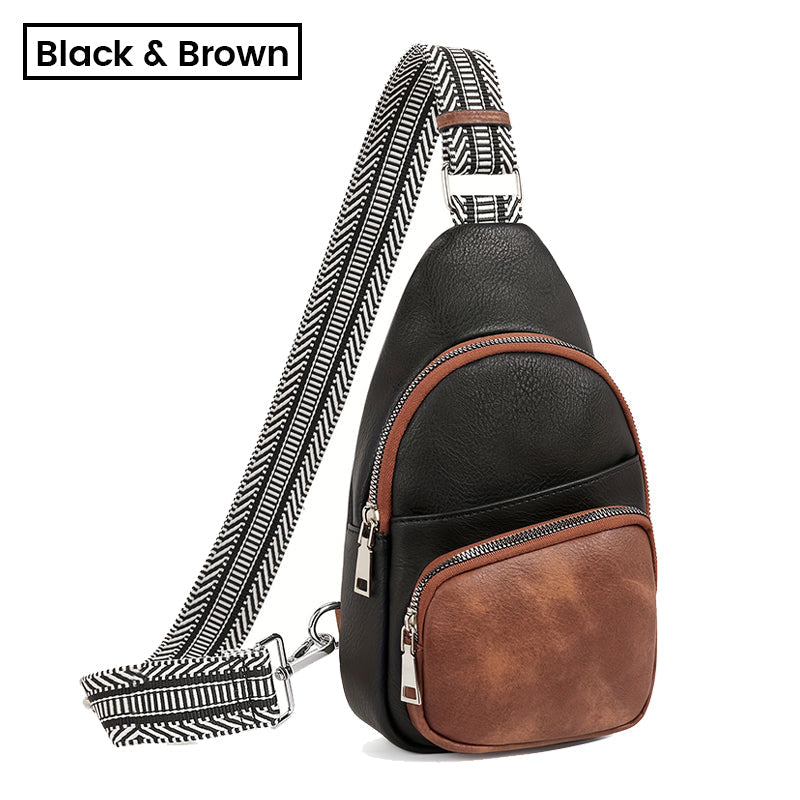 Petit sac à bandoulière en cuir pour femme