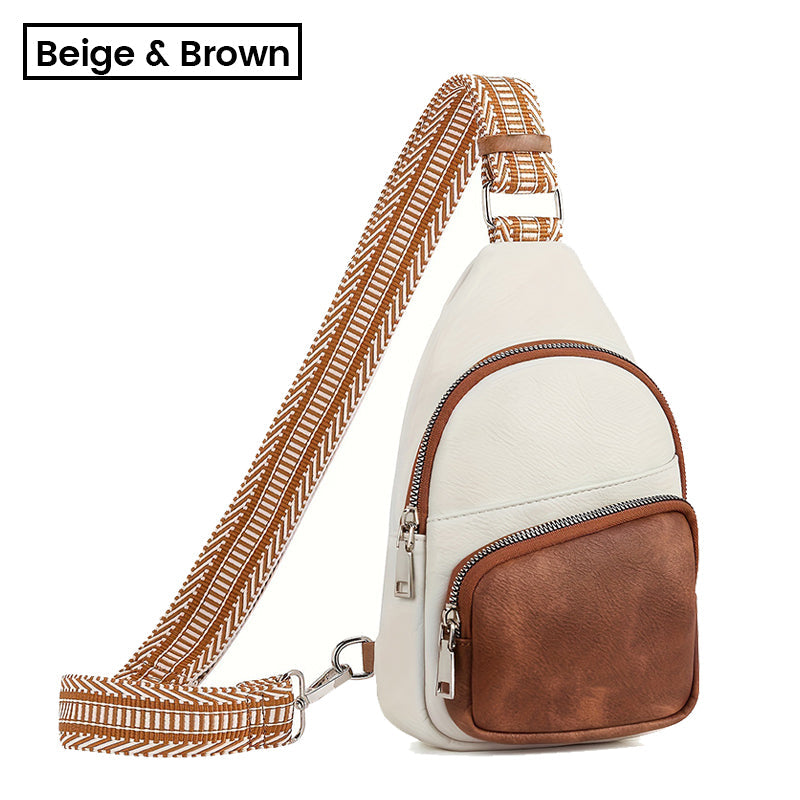 Petit sac à bandoulière en cuir pour femme