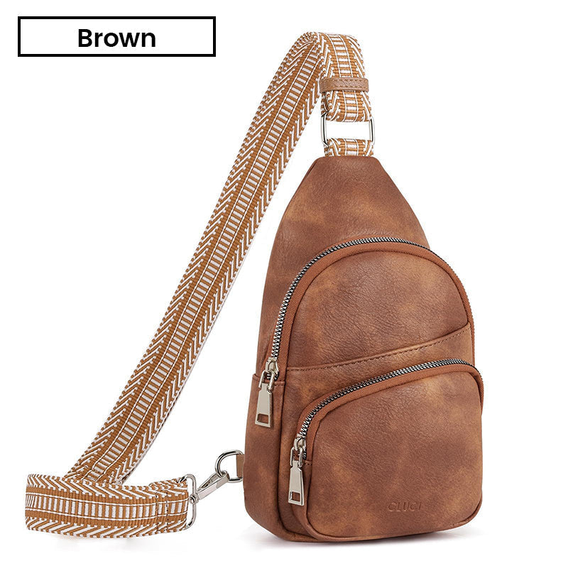 Petit sac à bandoulière en cuir pour femme