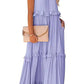 Robe de vacances sans manches de couleur unie