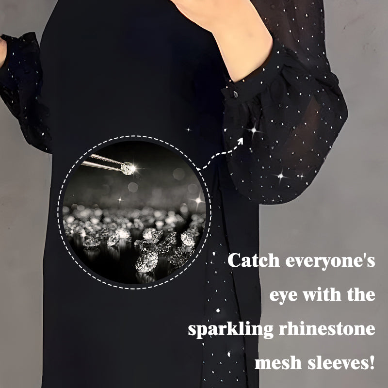 🔥 60% DE RÉDUCTION ! Robe Femme à Strass – Élégante, Confortable & Parfaite pour Toutes Occasions