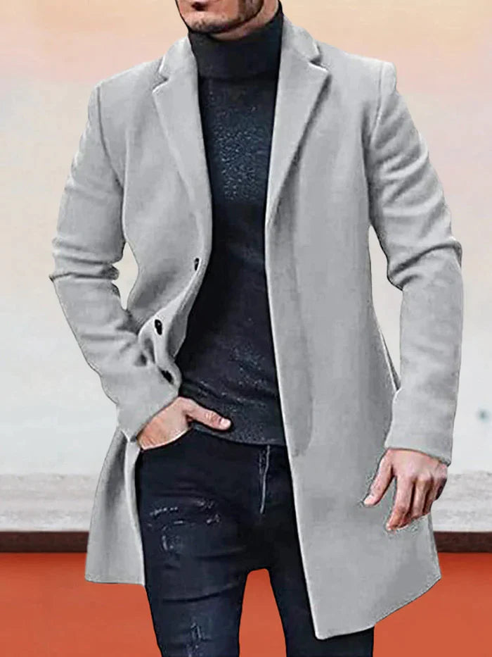 ✨ OFFRE PRIVILÈGE · -50 % | Veste Homme Classique à Boutonnage Simple