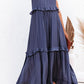 Robe de vacances sans manches de couleur unie