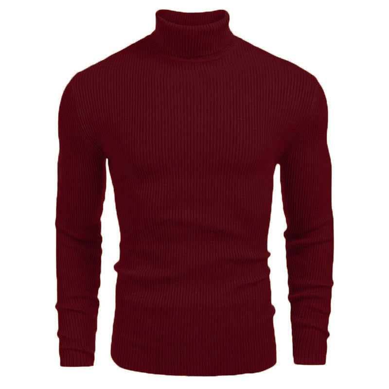 🧶 L'ÉLÉGANCE INTEMPORELLE | Pull Homme Slim à Col Roulé -50 %