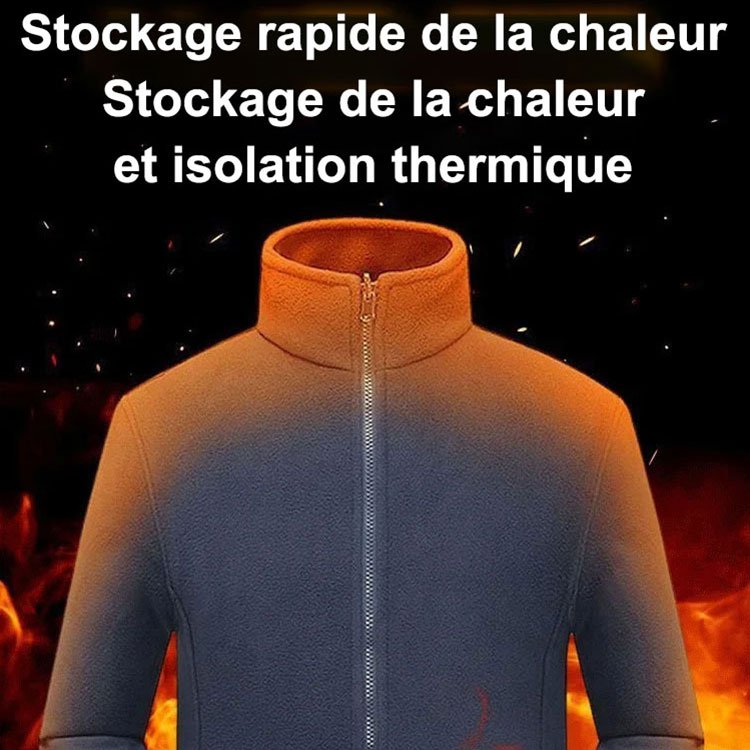 Le meilleur cadeau🎁 - veste épaisse double couche pour hommes【Achetez-en 2 de la livraison gratuite】