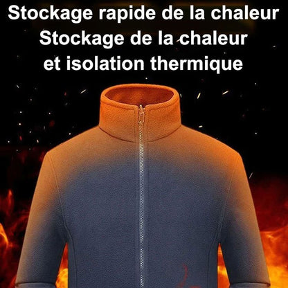Le meilleur cadeau🎁 - veste épaisse double couche pour hommes