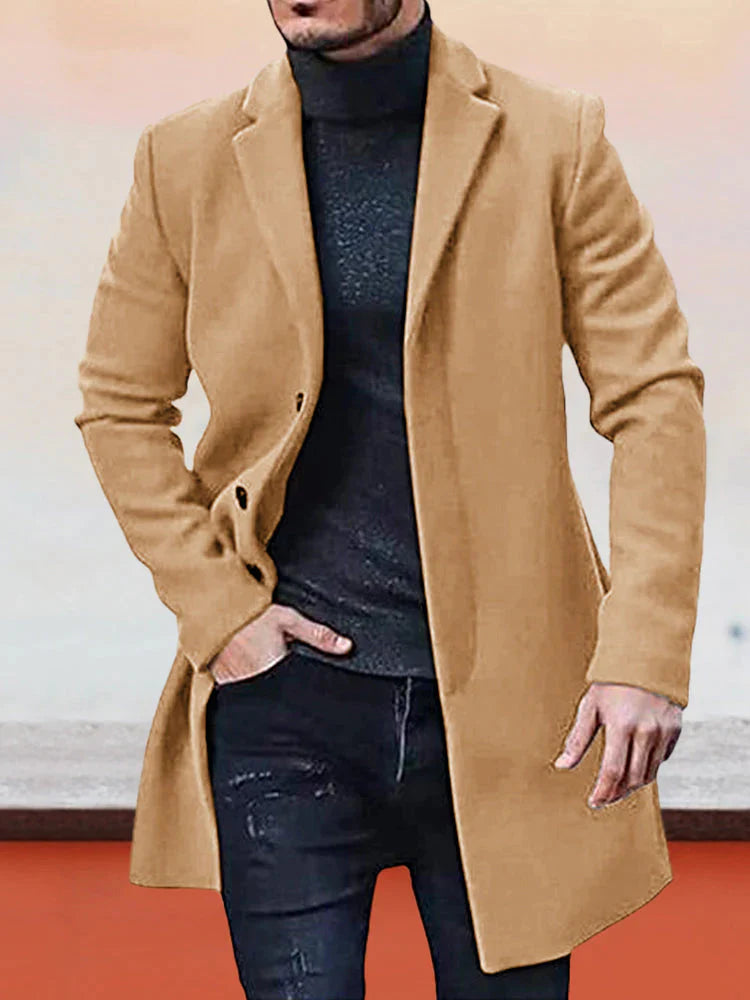 ✨ OFFRE PRIVILÈGE · -50 % | Veste Homme Classique à Boutonnage Simple