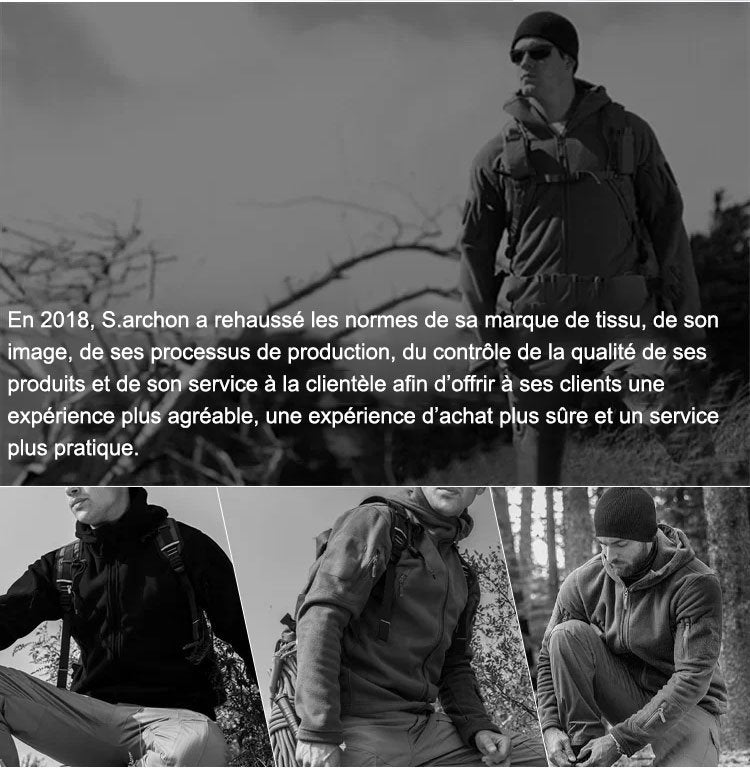 Le meilleur cadeau🎁 - veste épaisse double couche pour hommes【Achetez-en 2 de la livraison gratuite】