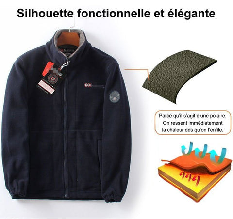 Le meilleur cadeau🎁 - veste épaisse double couche pour hommes【Achetez-en 2 de la livraison gratuite】
