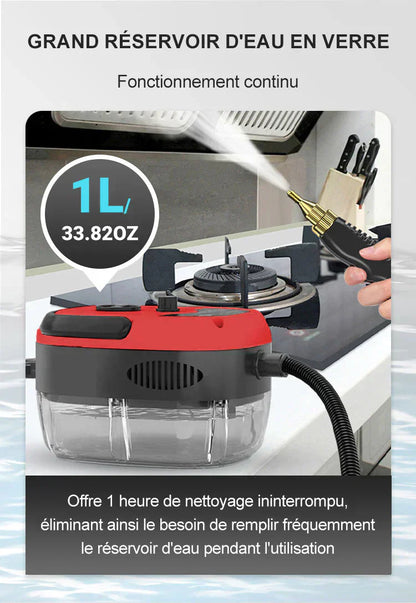 ✨2500W Nettoyeur à Vapeur à Haute Température Pressurisée Portatif✨