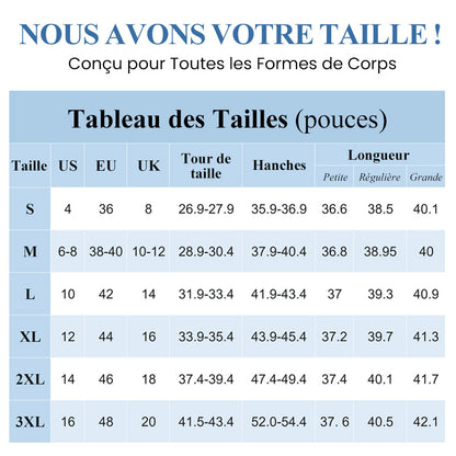 🔥Offre spéciale de Noël : 50% de réduction🎅Jean tendance grande taille à haute élasticité pour le contrôle du ventre