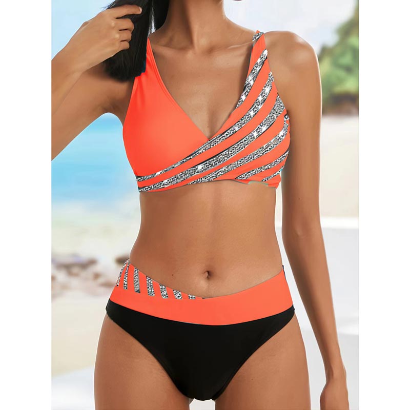 ⏳Offre spéciale à durée limitée⏰Maillot de bain deux pièces élégant pour femme👙