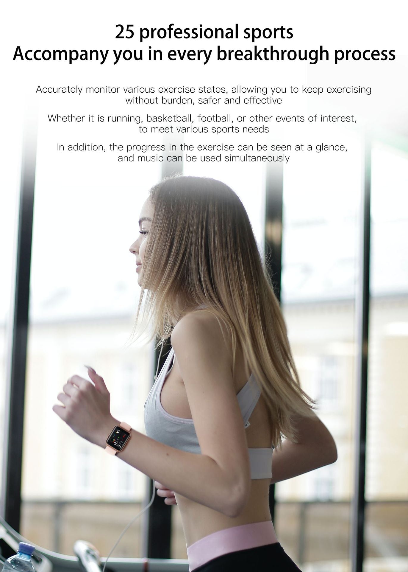 ✈️Livraison gratuite✈️Montre connectée pour femmes et hommes, tracker d'activité physique avec fonction d'appel, montre de fitness avec suivi du sommeil/100 sports/podomètre étanche IP68