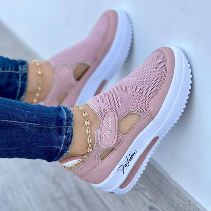 Chaussures simples pour femmes à bout rond et tige basse